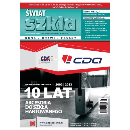 Świat Szkła 1/2013