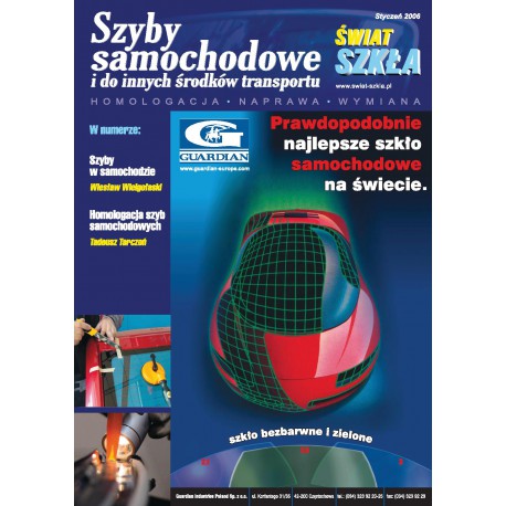 Szyby samochodowe i do innych środków transportu + Świat Szkła 1/2010