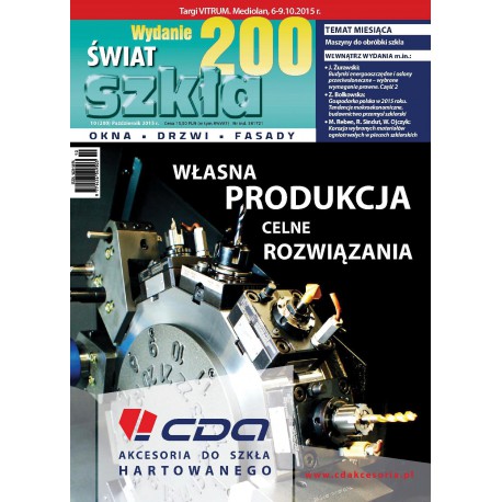 Numer 10/2015 - Świat Szkła 