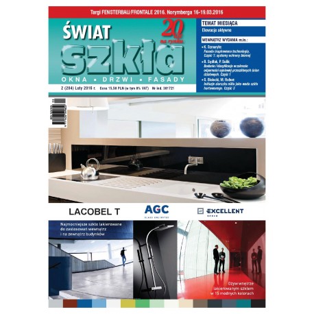 Numer 2/2016 - Świat Szkła