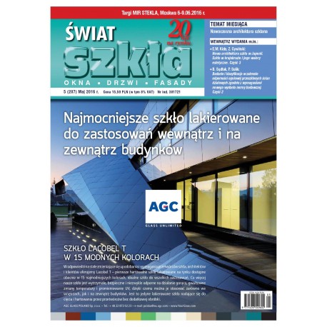 Numer 5/2016 - Świat Szkła 