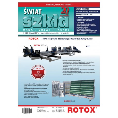Numer 11/2017 - Świat Szkła 