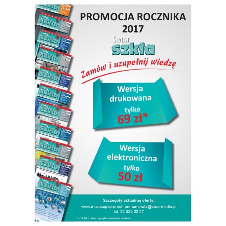 Rocznik 2016 - Świat Szkła - wersja drukowana