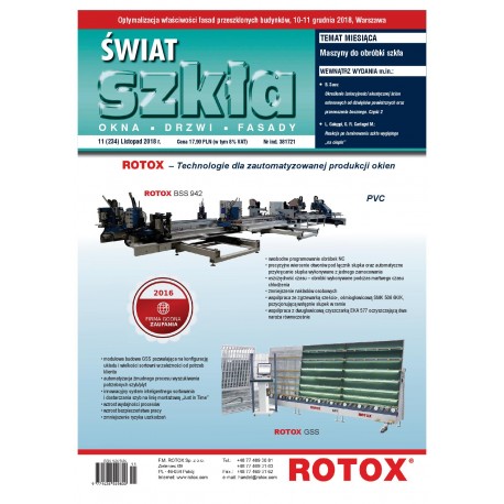 Numer 10/2018 - Świat Szkła 