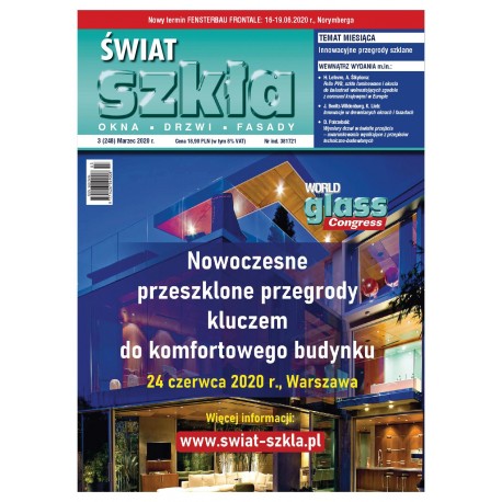 Numer 3/2020 - Świat Szkła